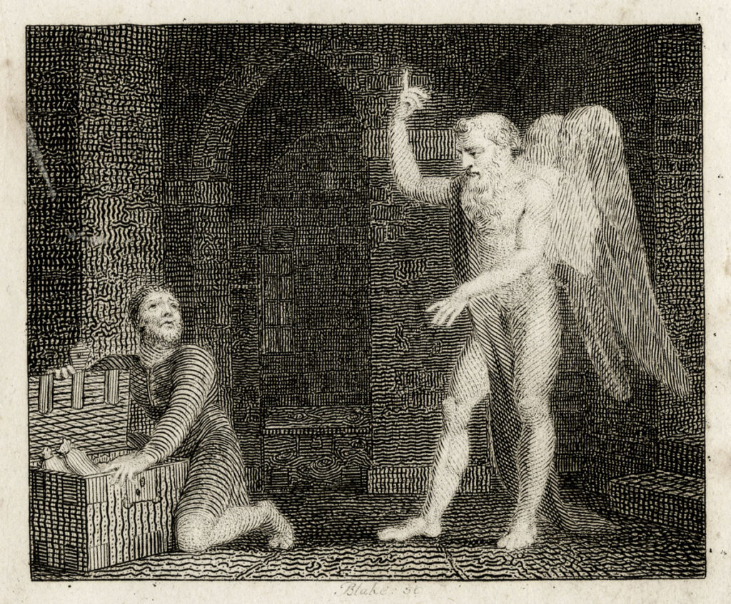 William Blake The Miser and Plutus